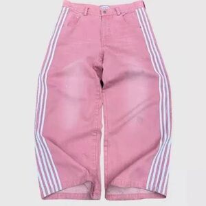 Pink Striped Pants